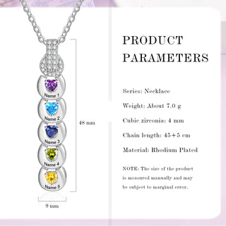 Custom Birthstone Necklace