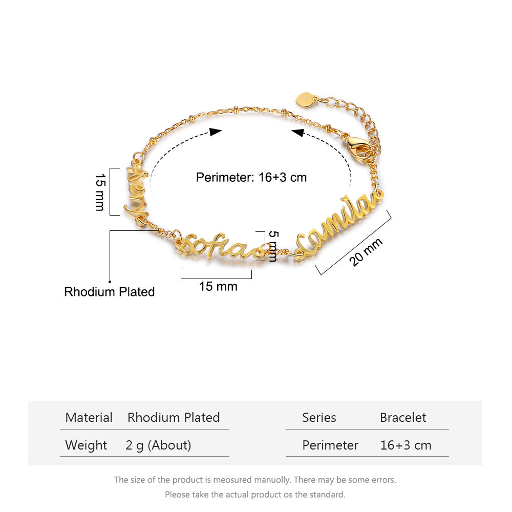 Custom Name Bracelet