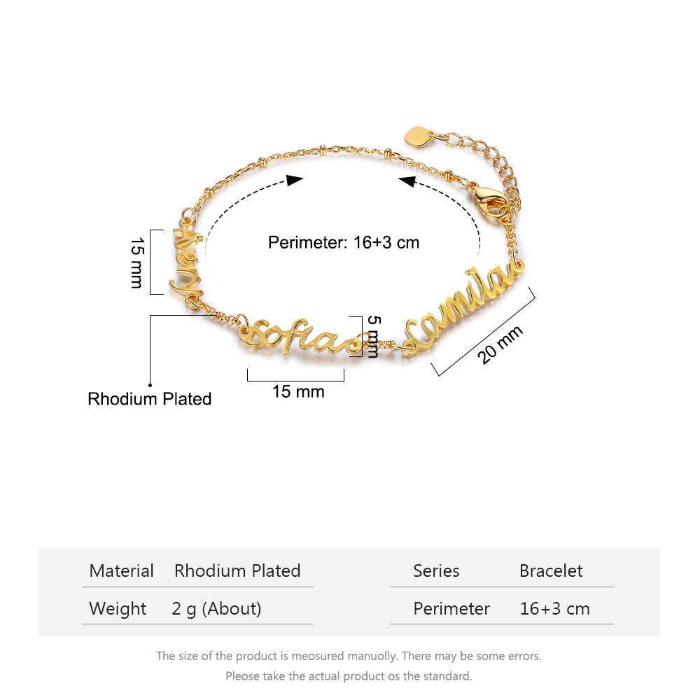 Custom Name Bracelet