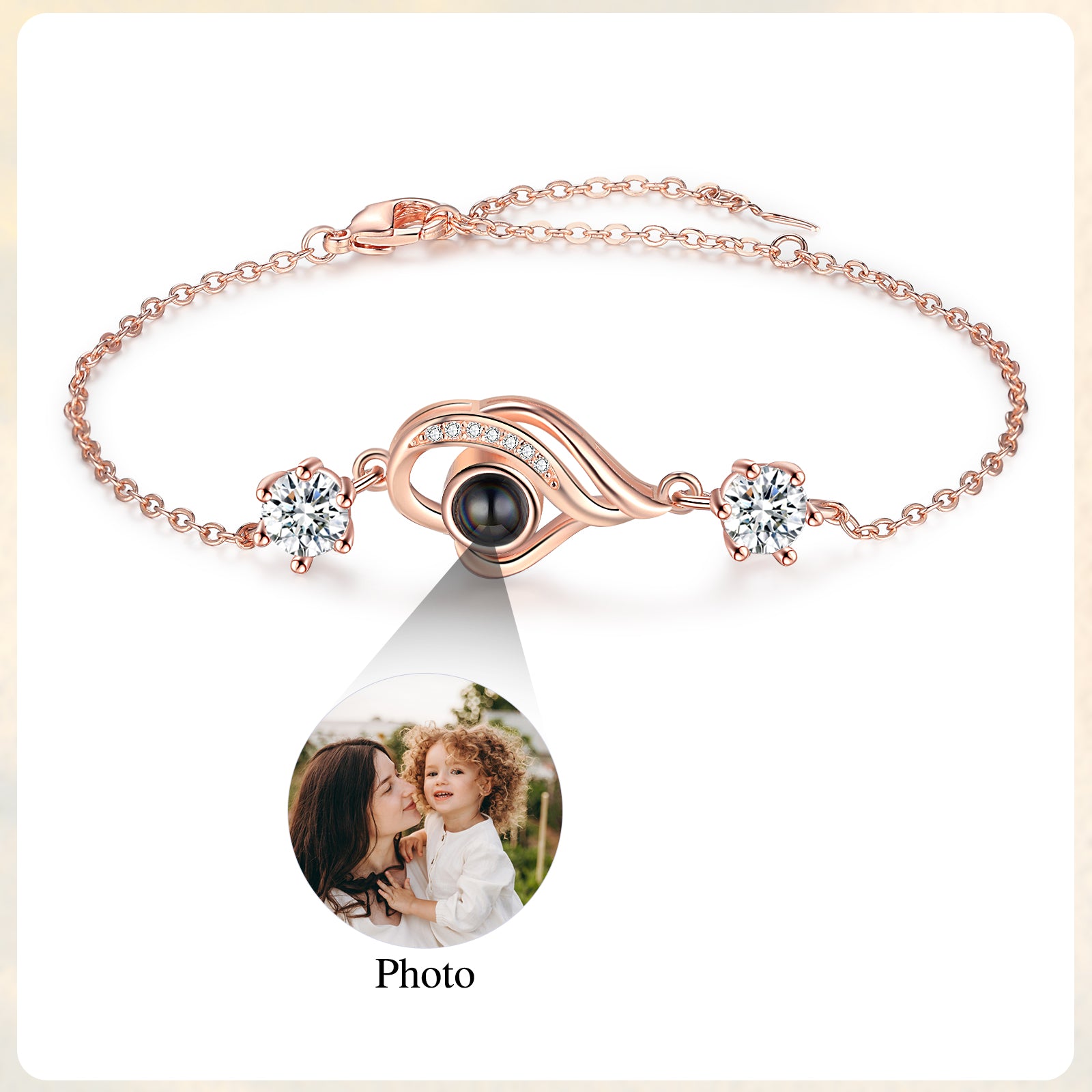 Custom Photo Projection Necklace