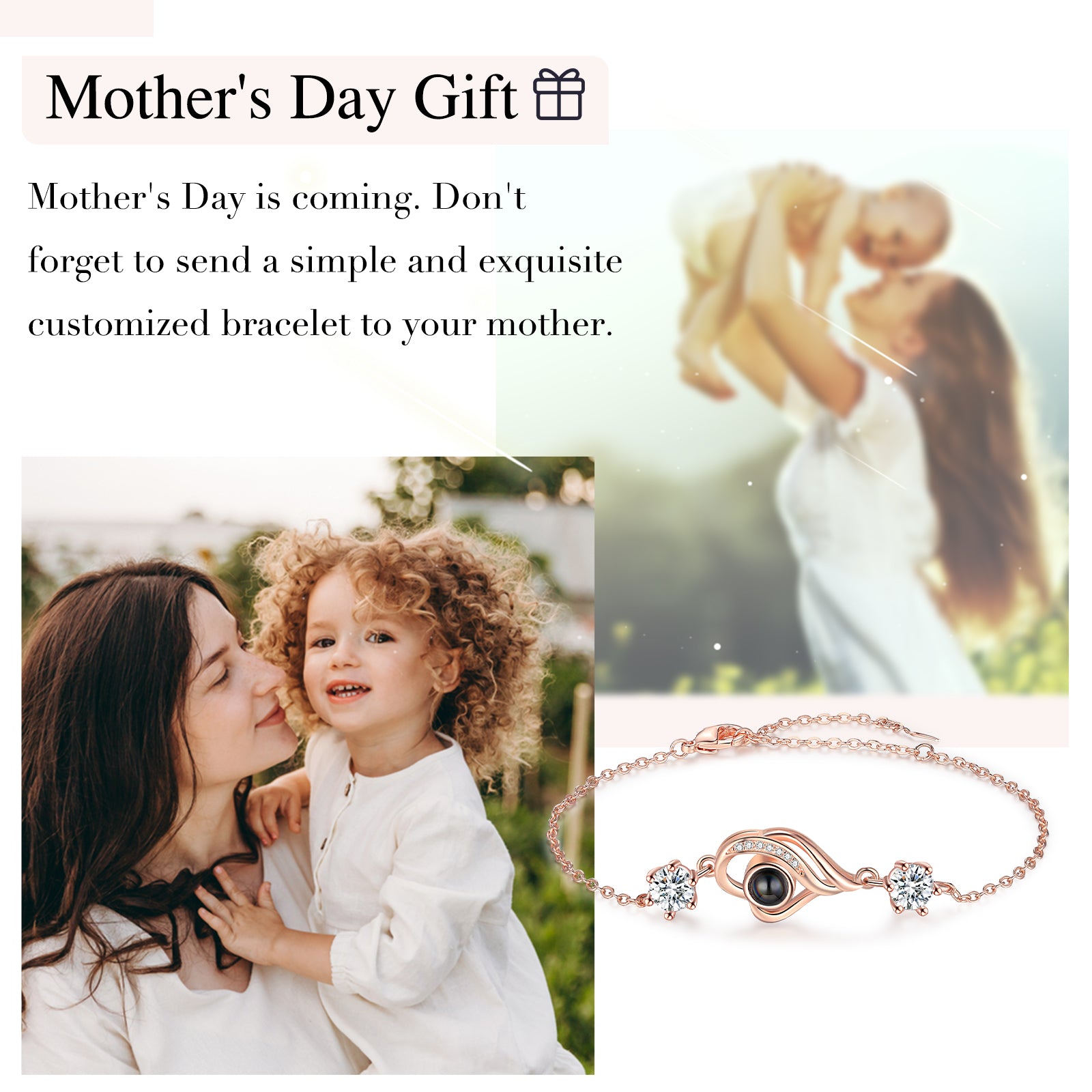 Custom Photo Projection Necklace