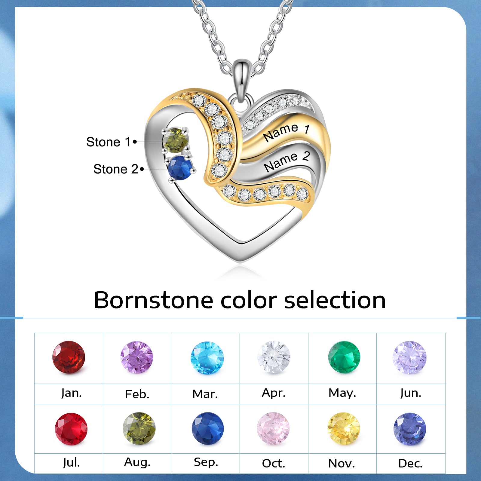 Custom Heart Necklace
