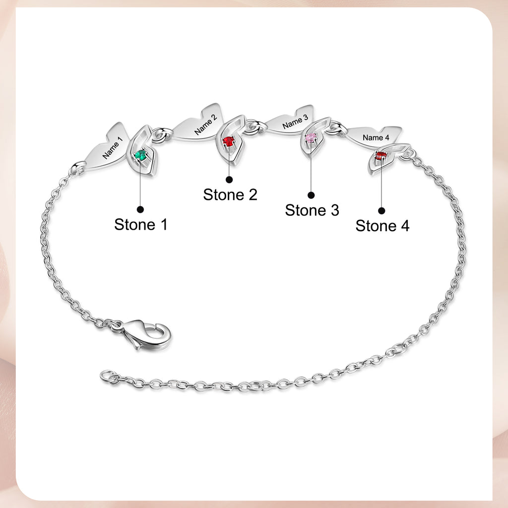Custom Butterfly Bracelet
