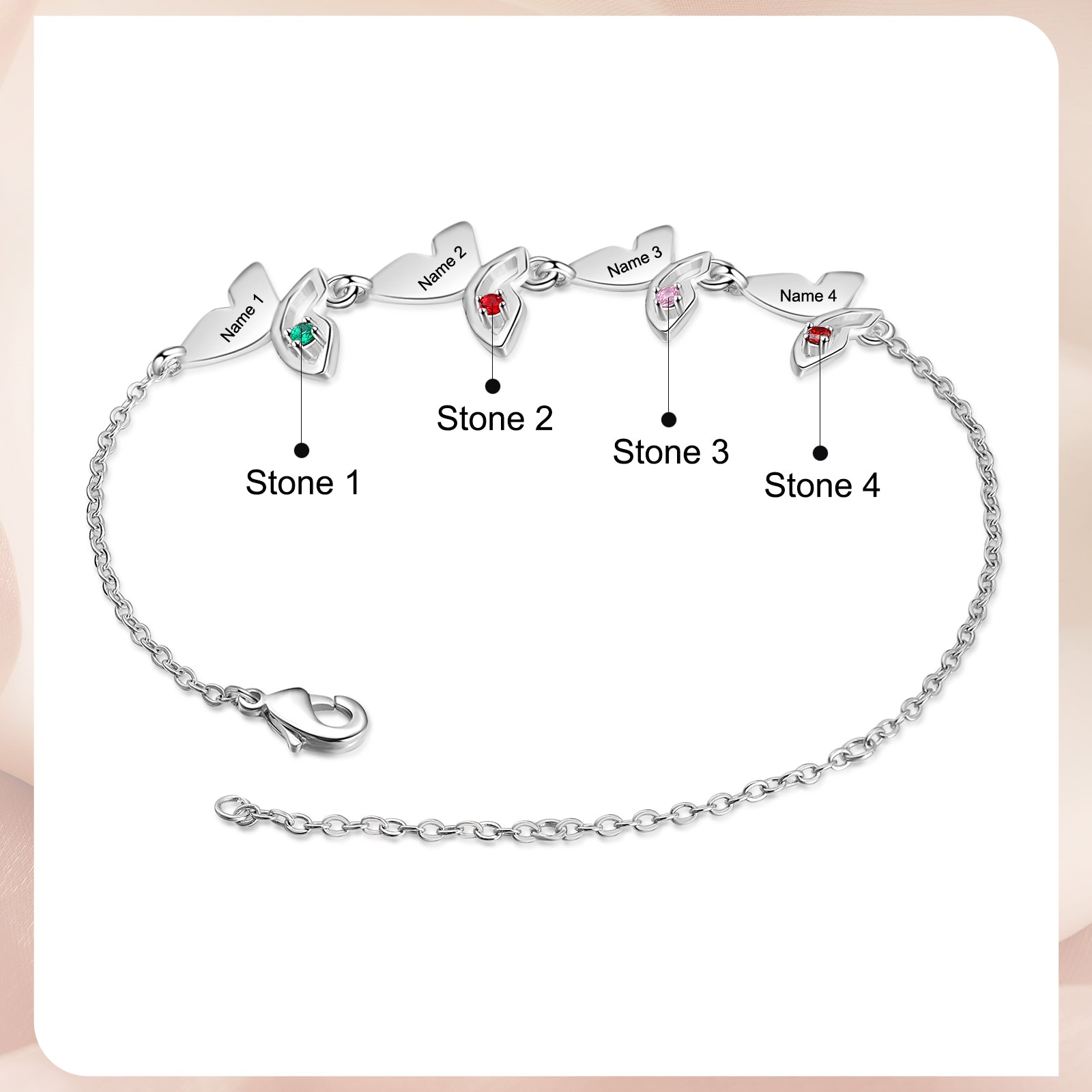 Custom Butterfly Bracelet