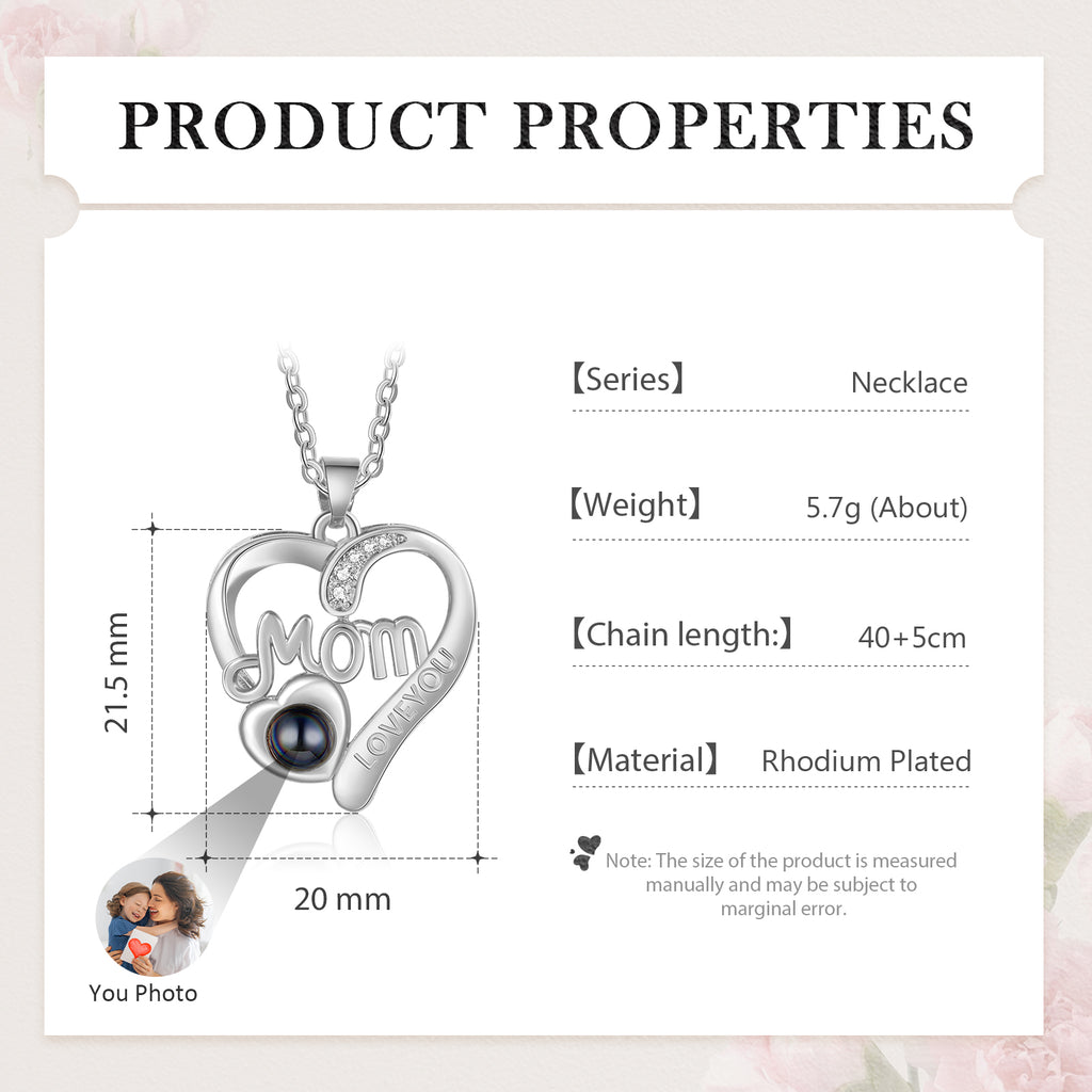 Custom Photo Projection Necklace