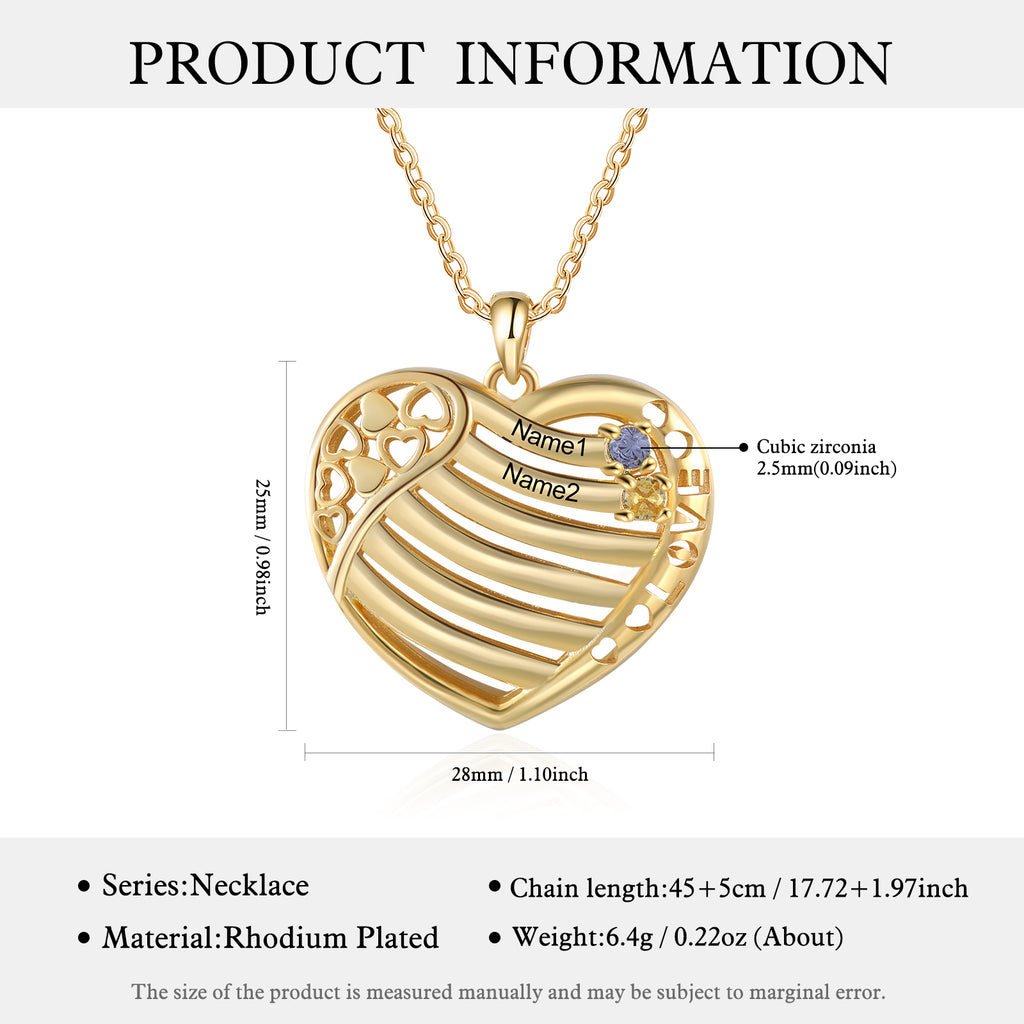 Custom Heart Necklace