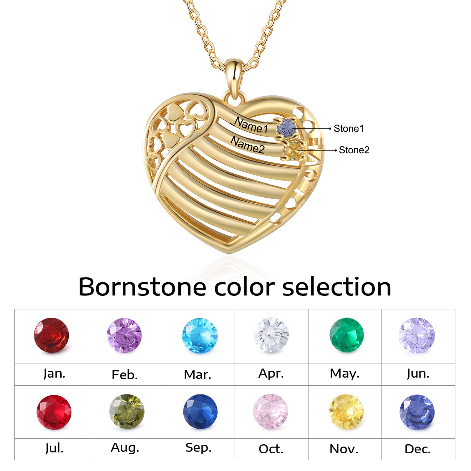 Custom Heart Necklace