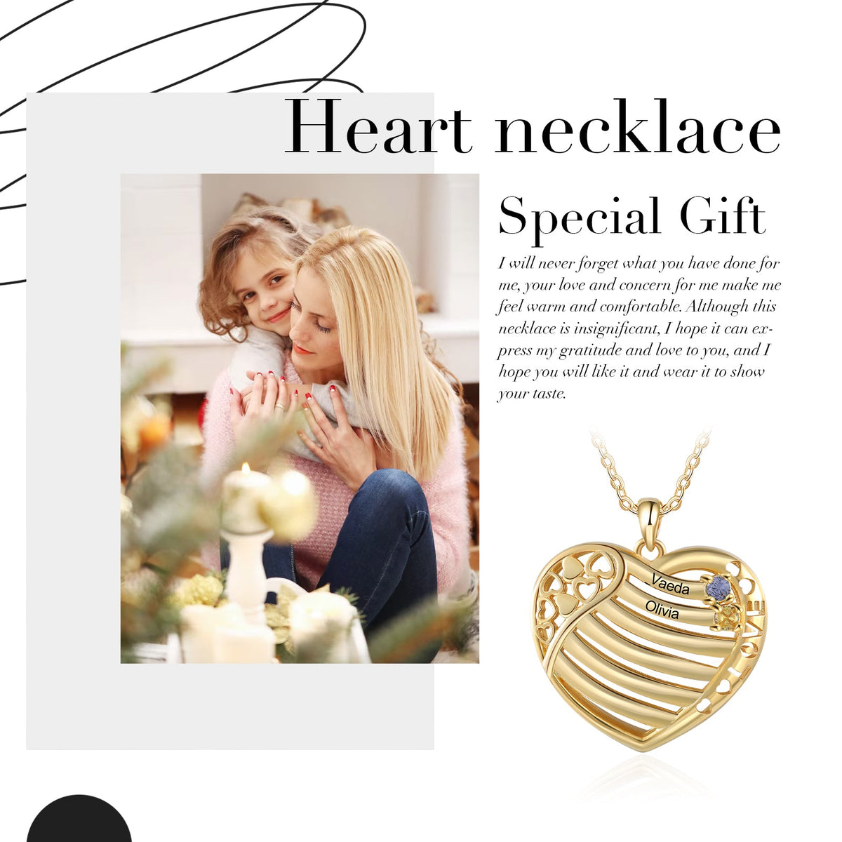 Custom Heart Necklace