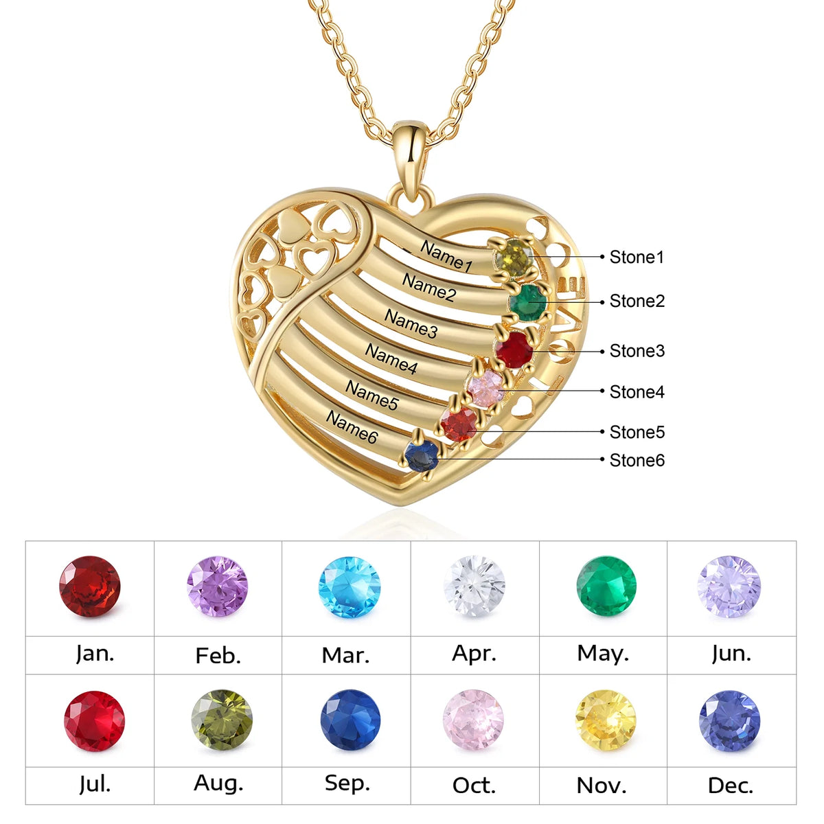 Custom Heart Necklace