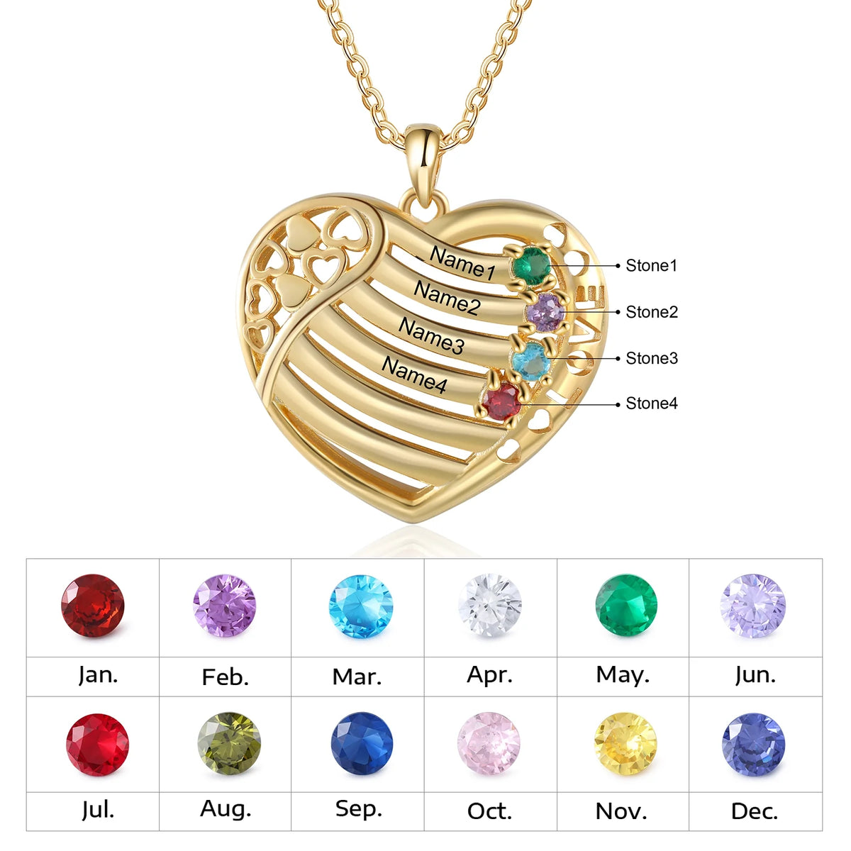 Custom Heart Necklace