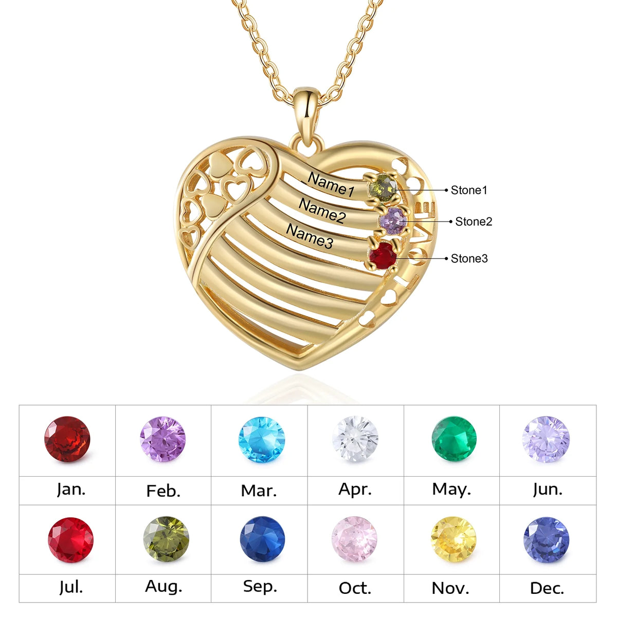 Custom Heart Necklace