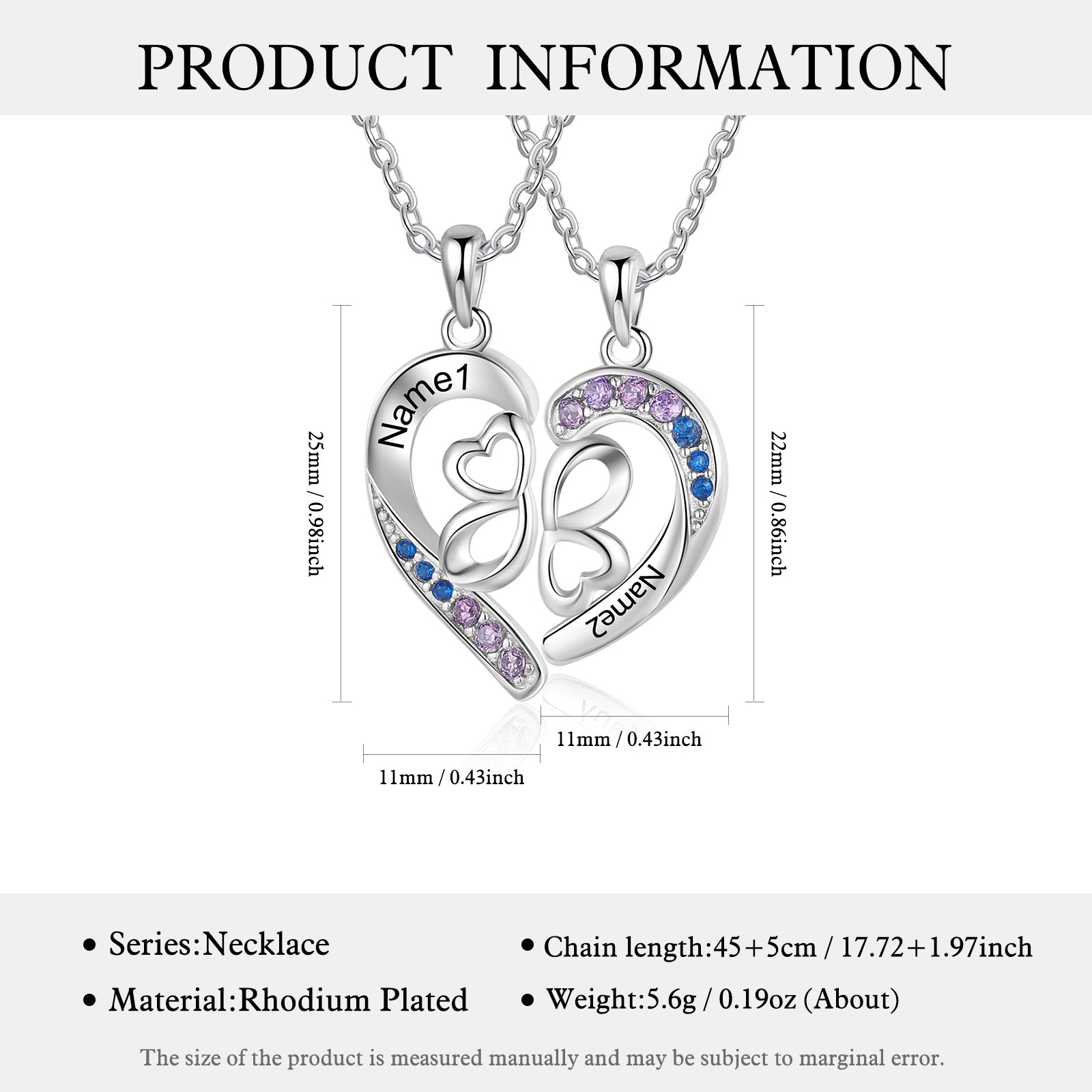 Custom Heart Necklace