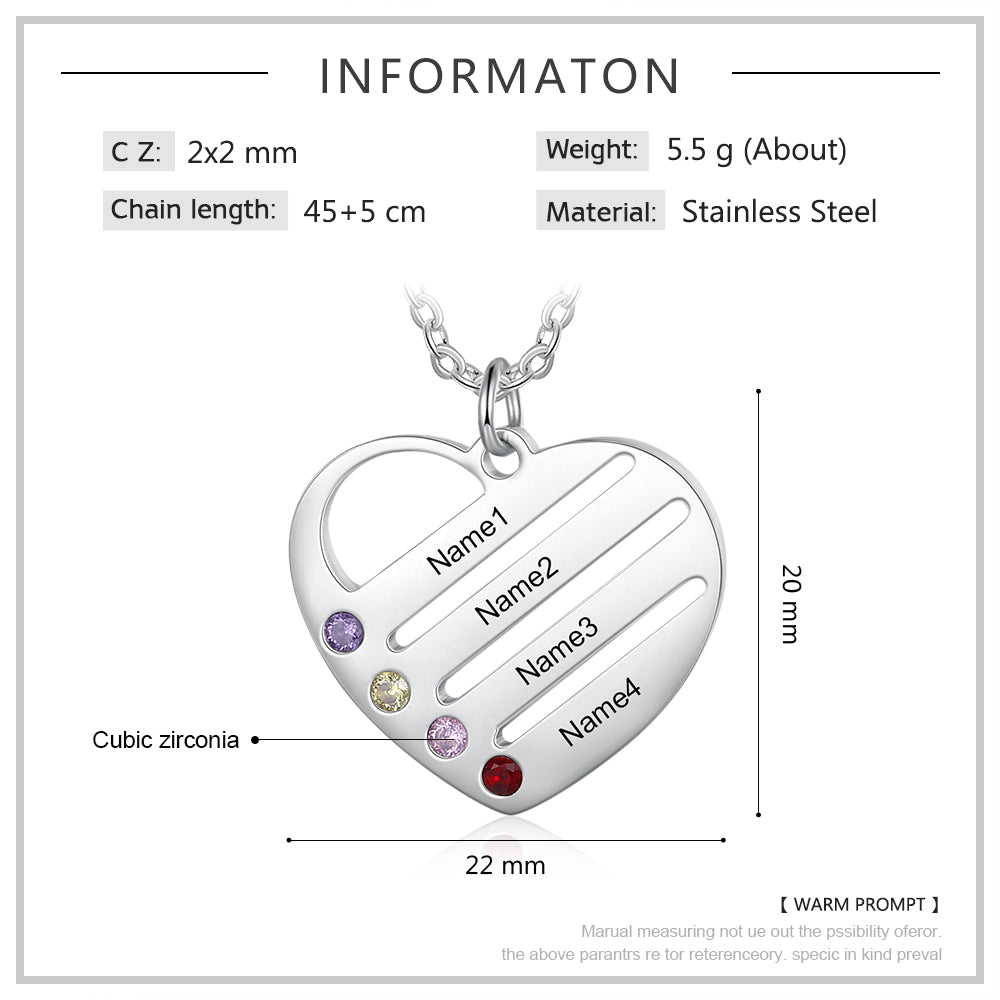 Custom Heart Necklace