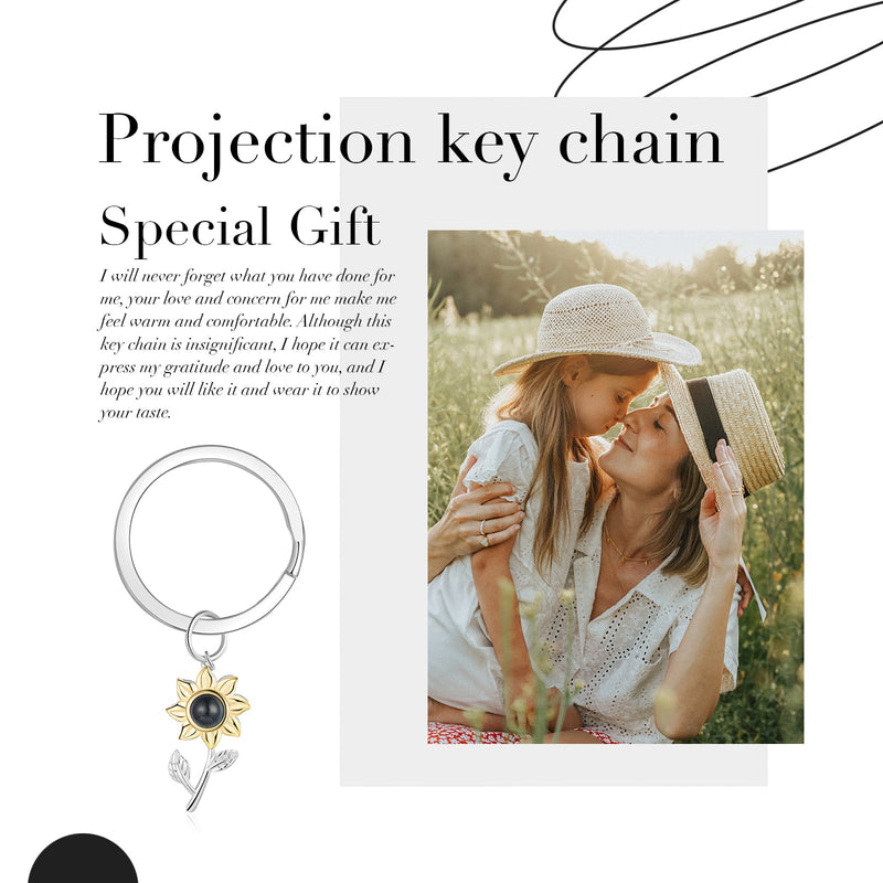 Custom Photo Projection Keychain