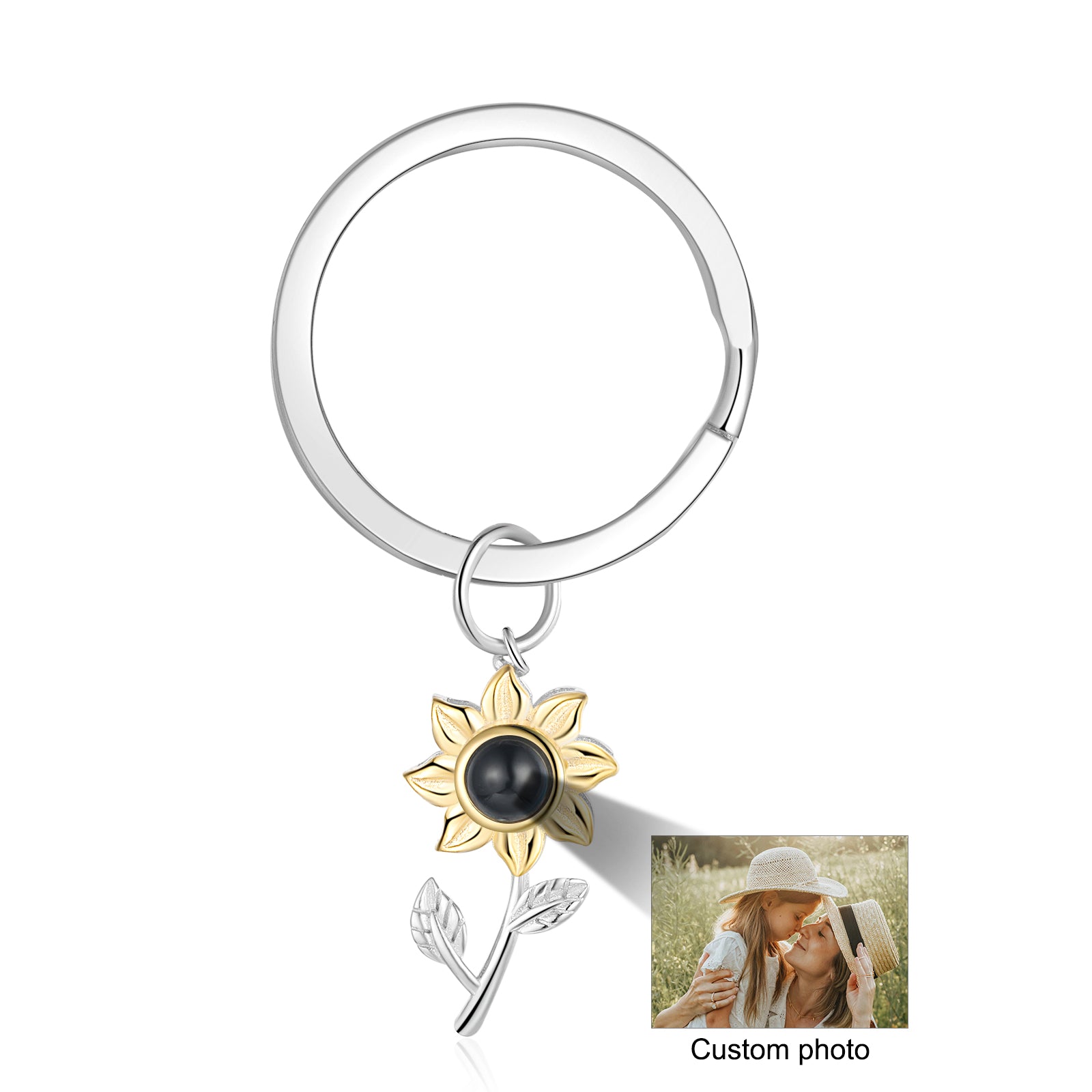 Custom Photo Projection Keychain