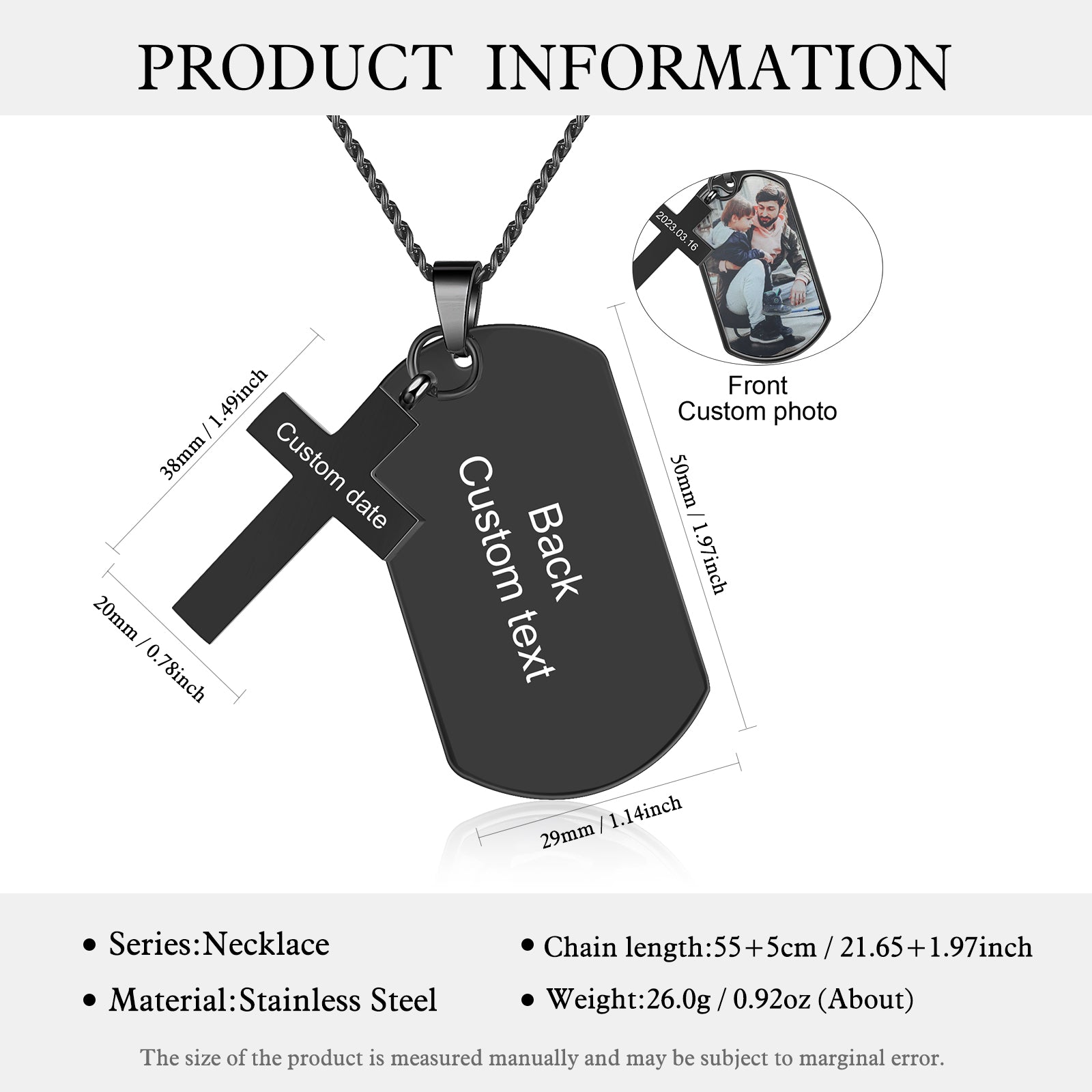 Custom Photo Necklace