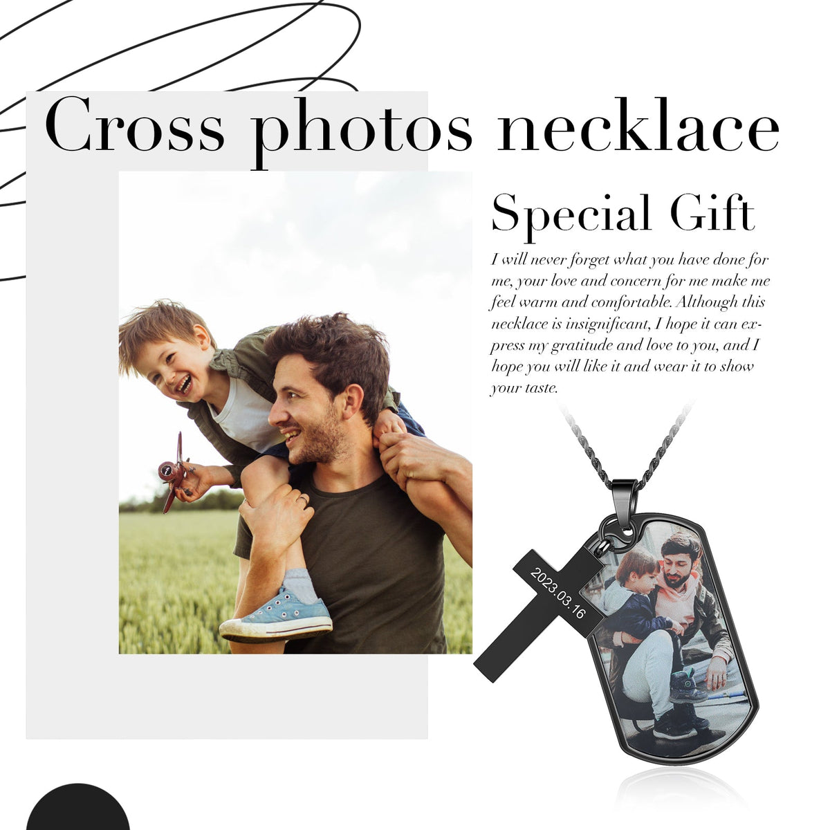 Custom Photo Necklace