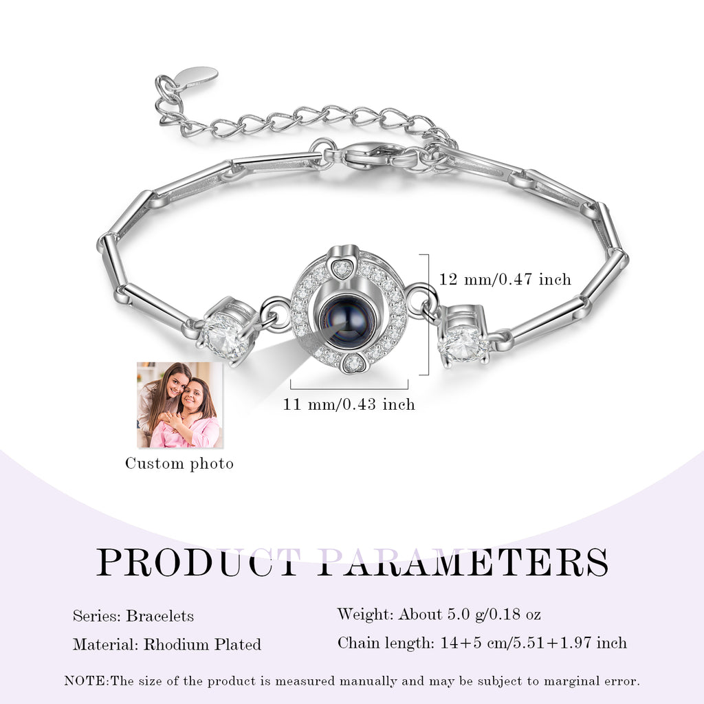 Customized Photo Projection Bracelet