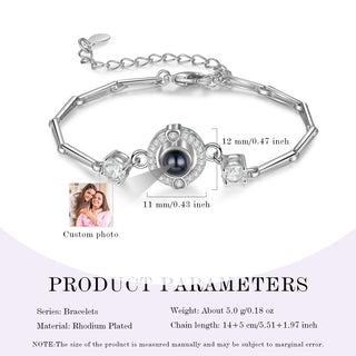 Customized Photo Projection Bracelet