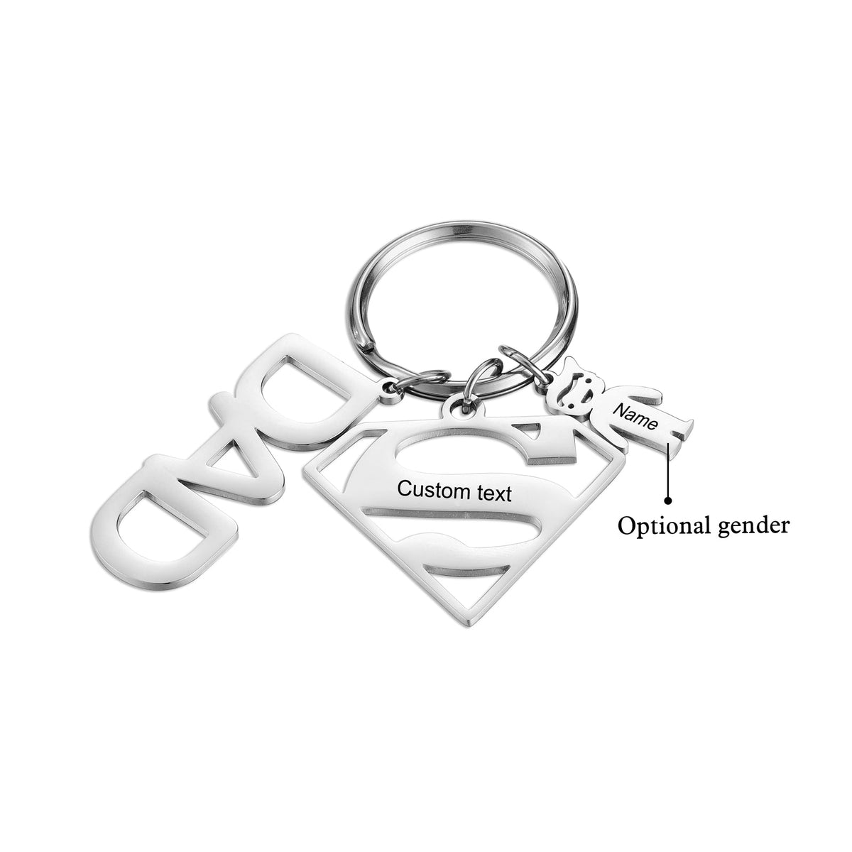 Custom Dad Keychain