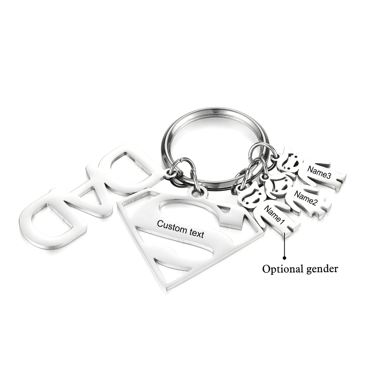 Custom Dad Keychain