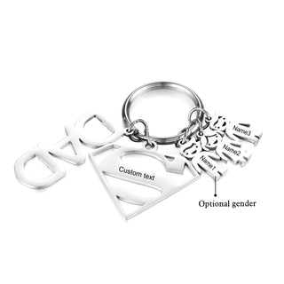 Custom Dad Keychain