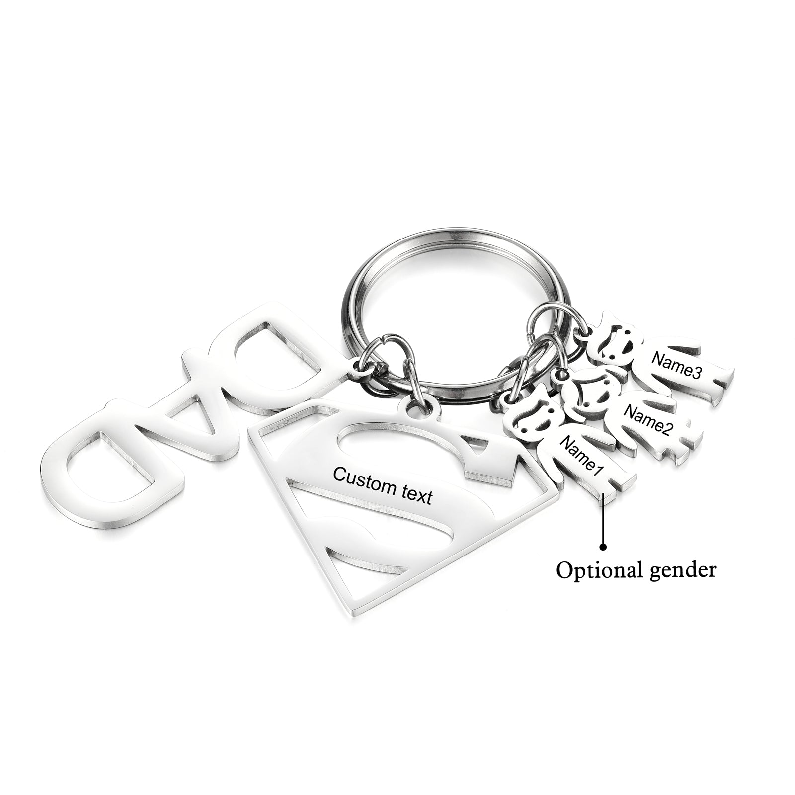 Custom Dad Keychain