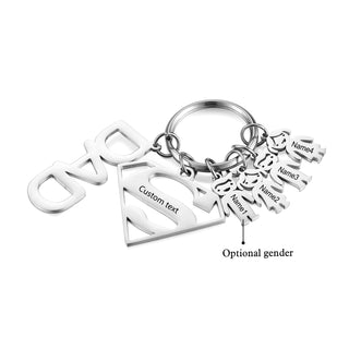 Custom Dad Keychain