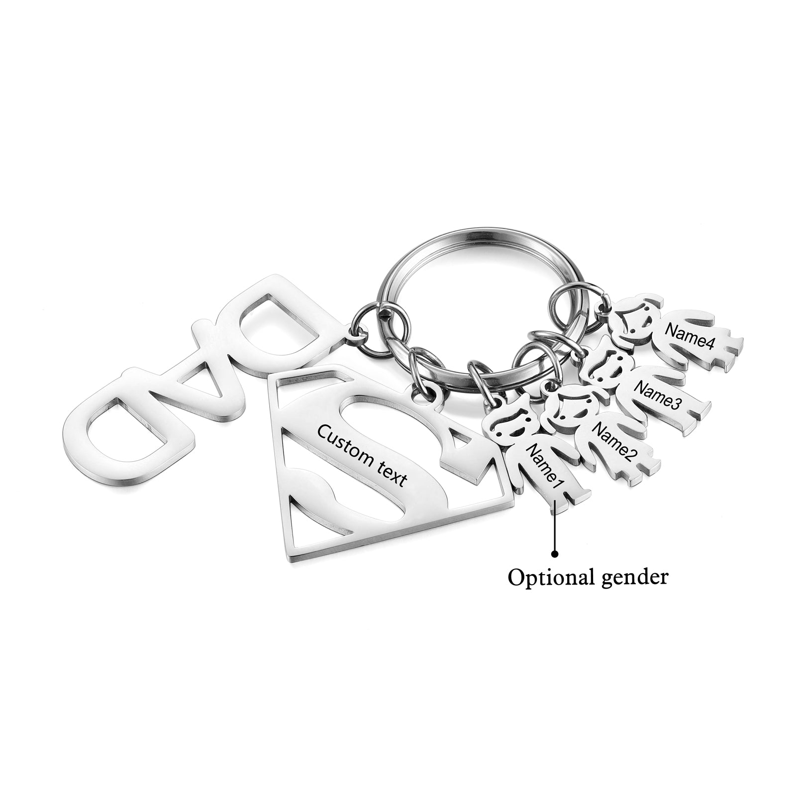 Custom Dad Keychain