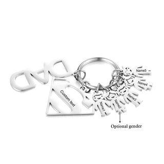 Custom Dad Keychain