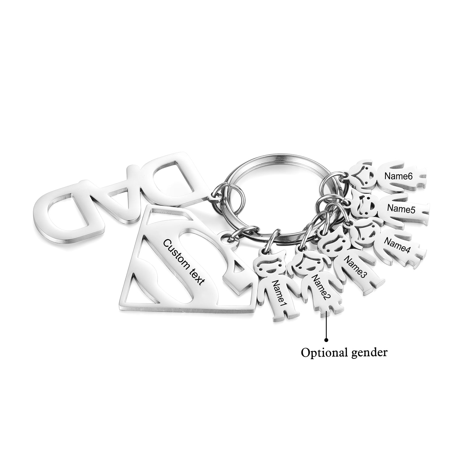 Custom Dad Keychain