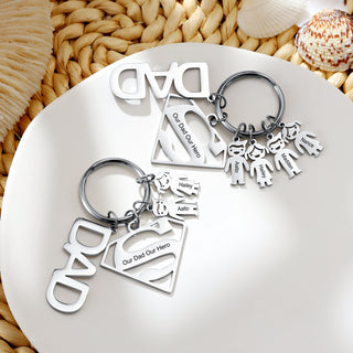 Custom Dad Keychain