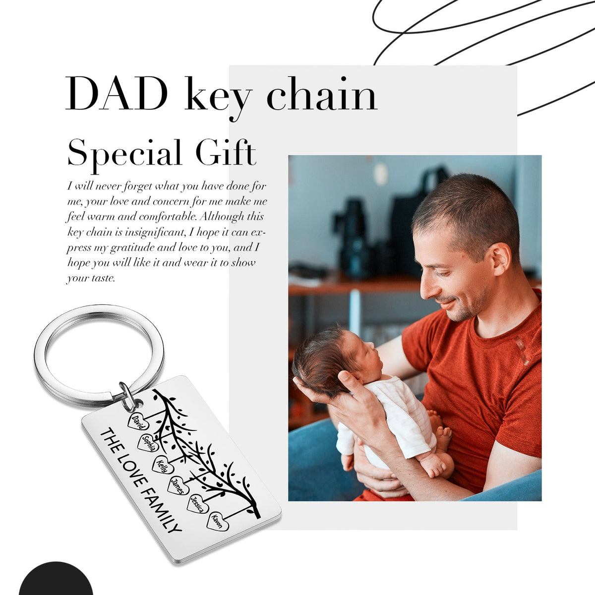 Custom Stainless Steel Keychain