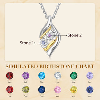 Custom Rose Flower Necklace