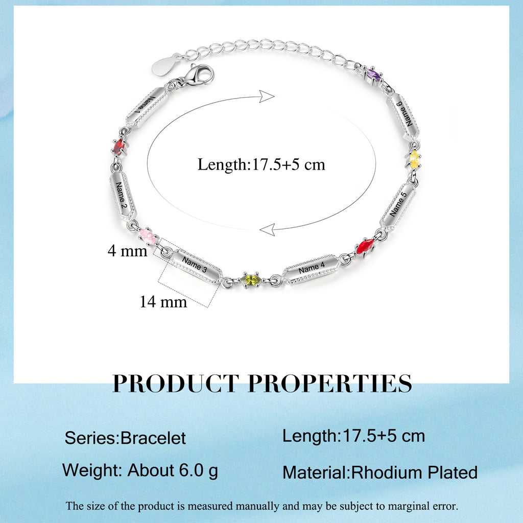 Custom Family Names Bracelet