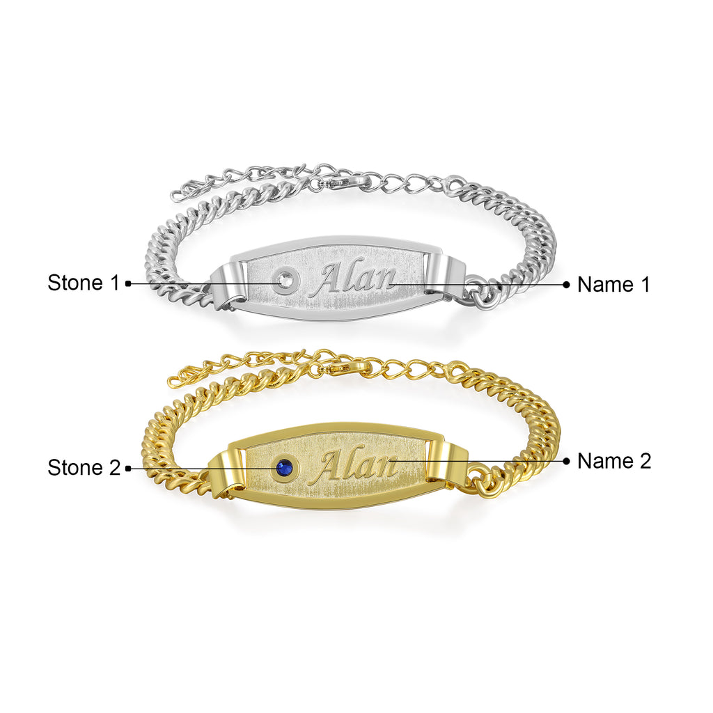 Custom Couple Bracelet