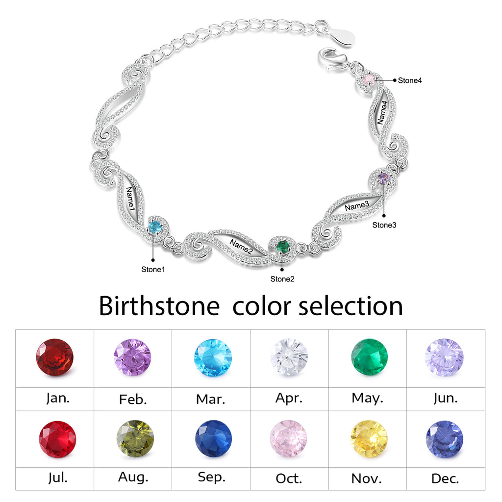 Custom Birthstone Bracelet