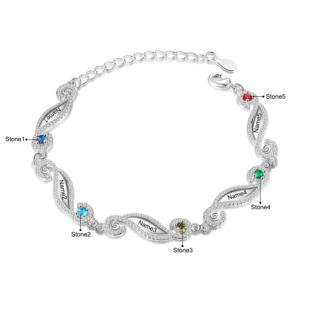 Custom Birthstone Bracelet