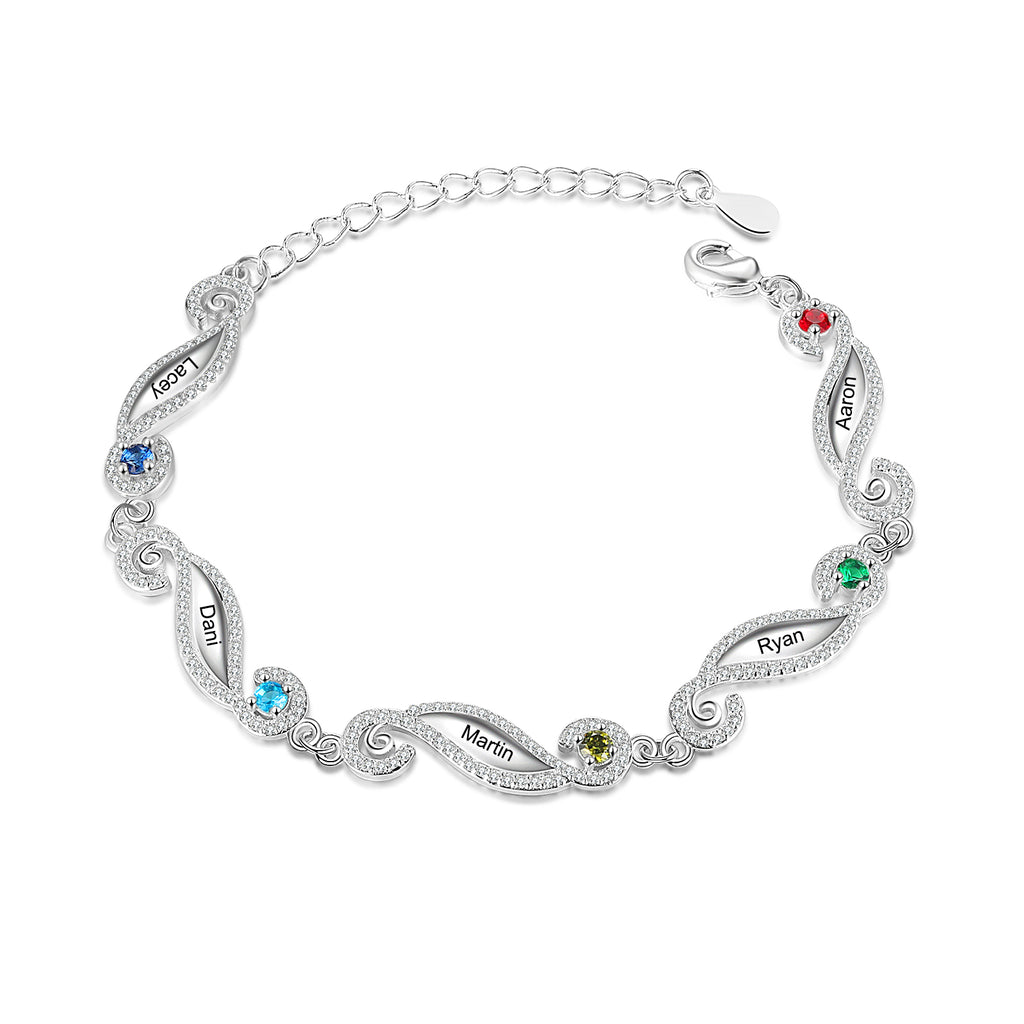 Custom Birthstone Bracelet
