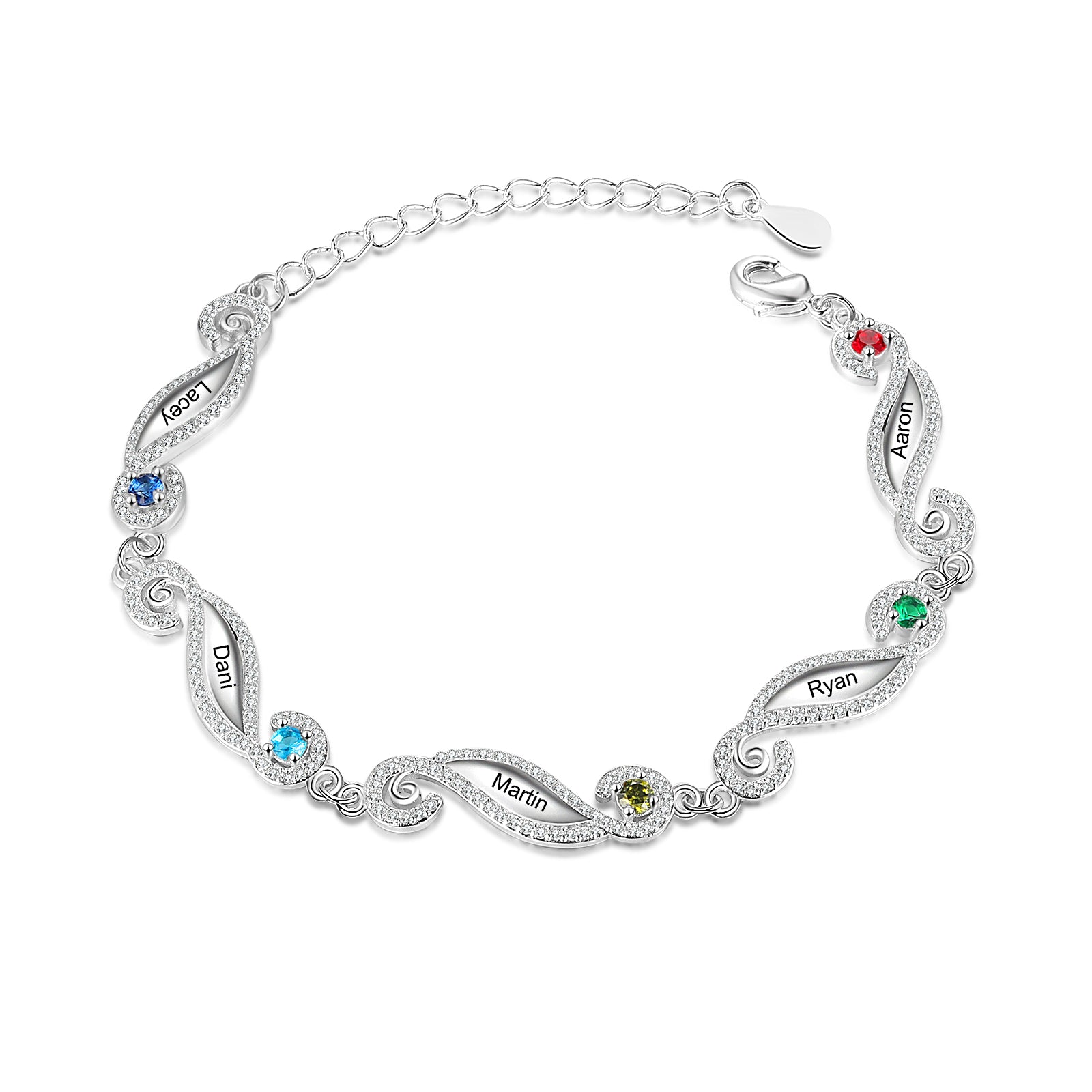 Custom Birthstone Bracelet
