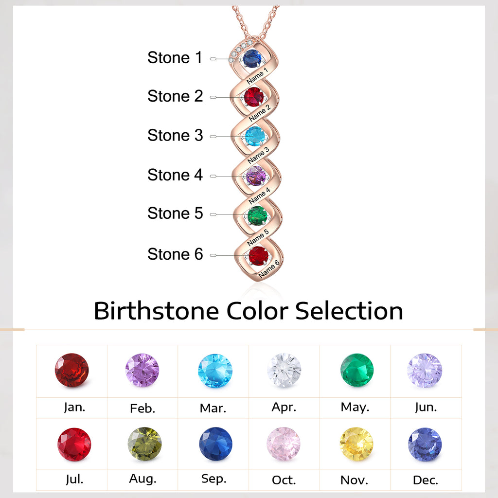 Custom Birthstone Necklace