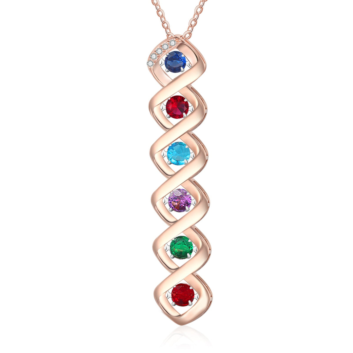 Custom Birthstone Necklace