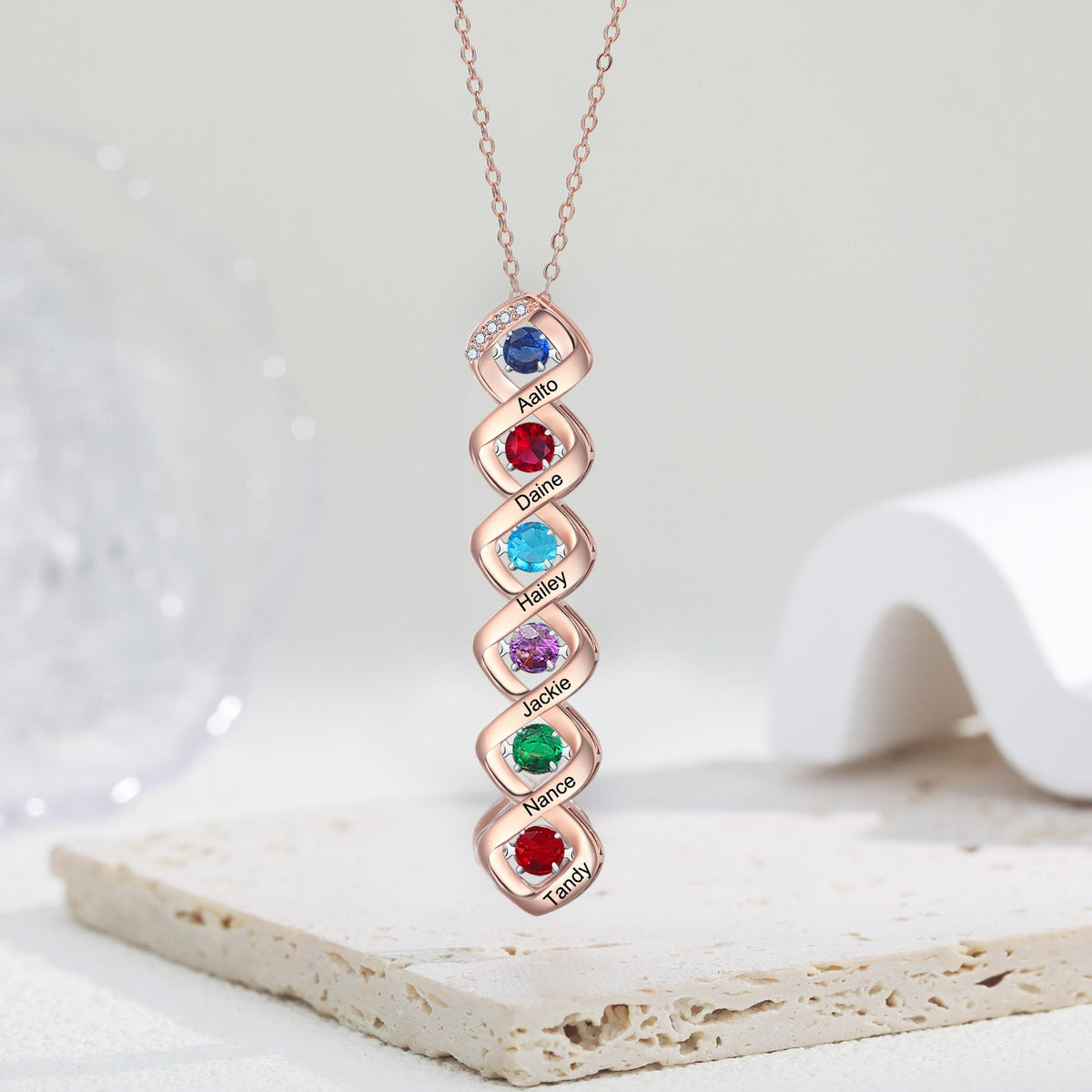 Custom Birthstone Necklace