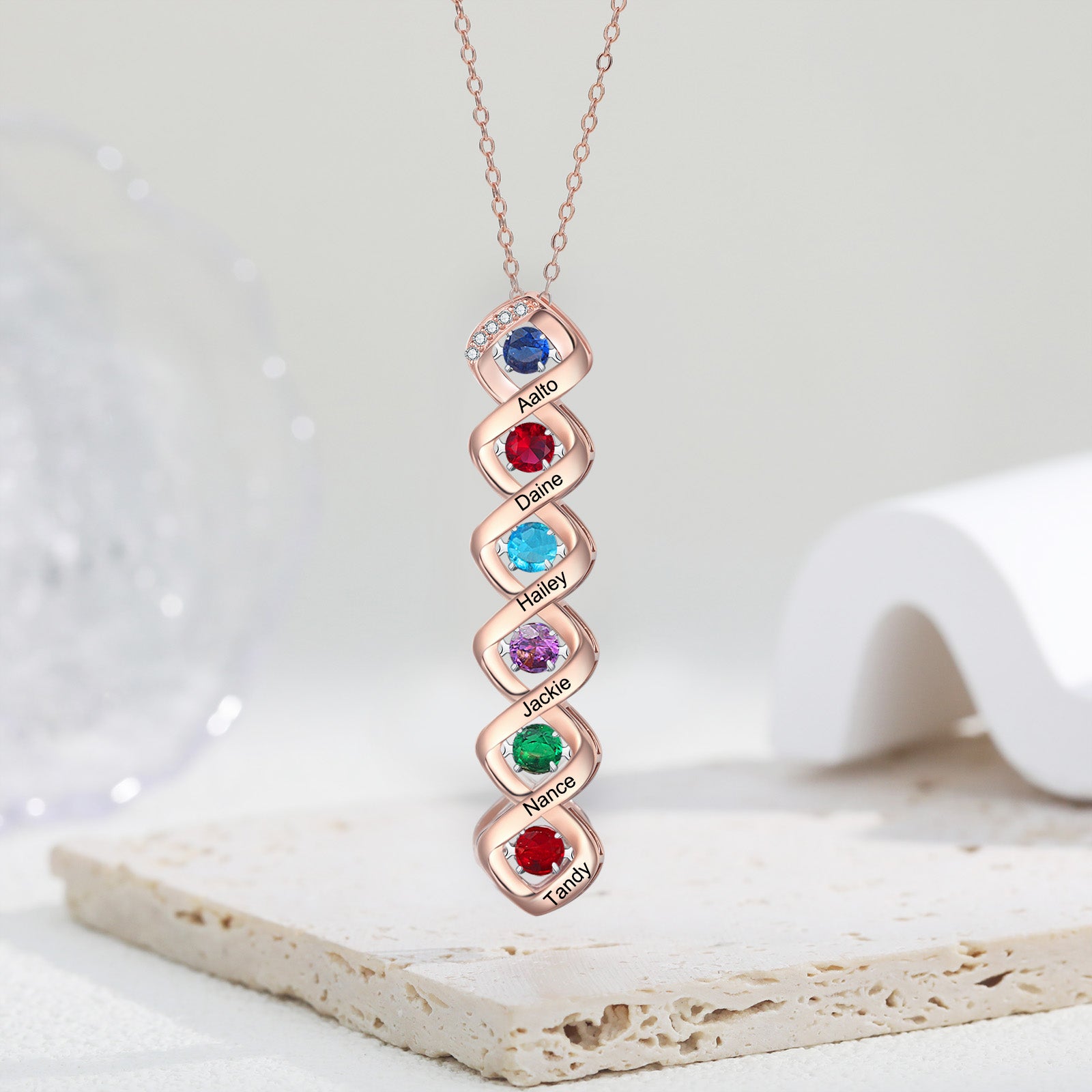 Custom Birthstone Necklace