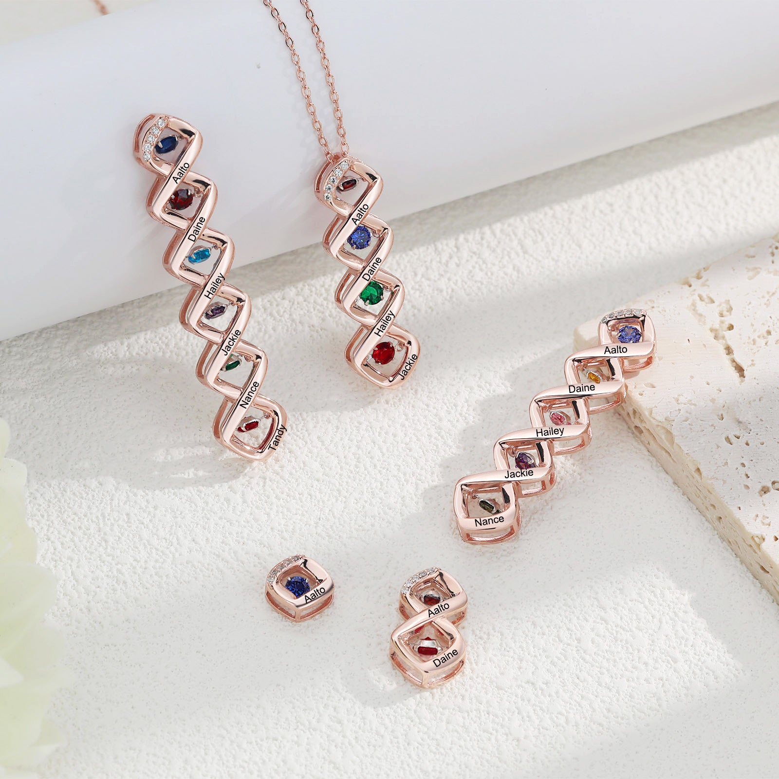 Custom Birthstone Necklace