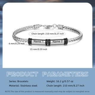 Custom Stainelss Steel Men Bracelet