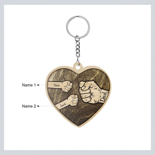 Custom Heart Shaped Keychain