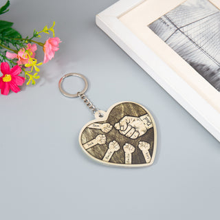 Custom Heart Shaped Keychain