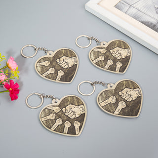 Custom Heart Shaped Keychain