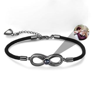 Custom Photo Projection Couple Bracelet